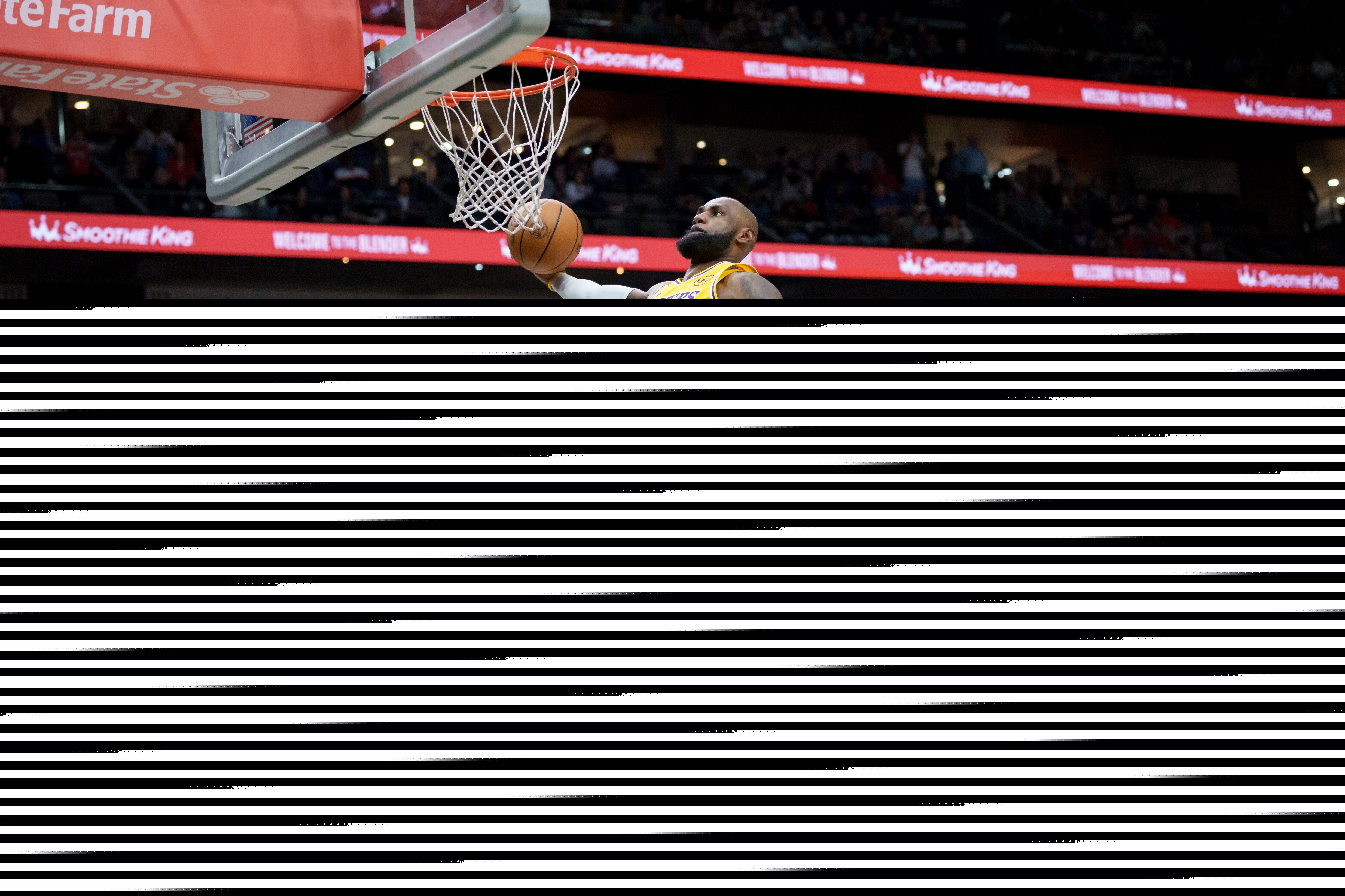 逆生長(zhǎng)，詹姆斯本賽季扣籃數(shù)達(dá)93次超過(guò)新秀賽季