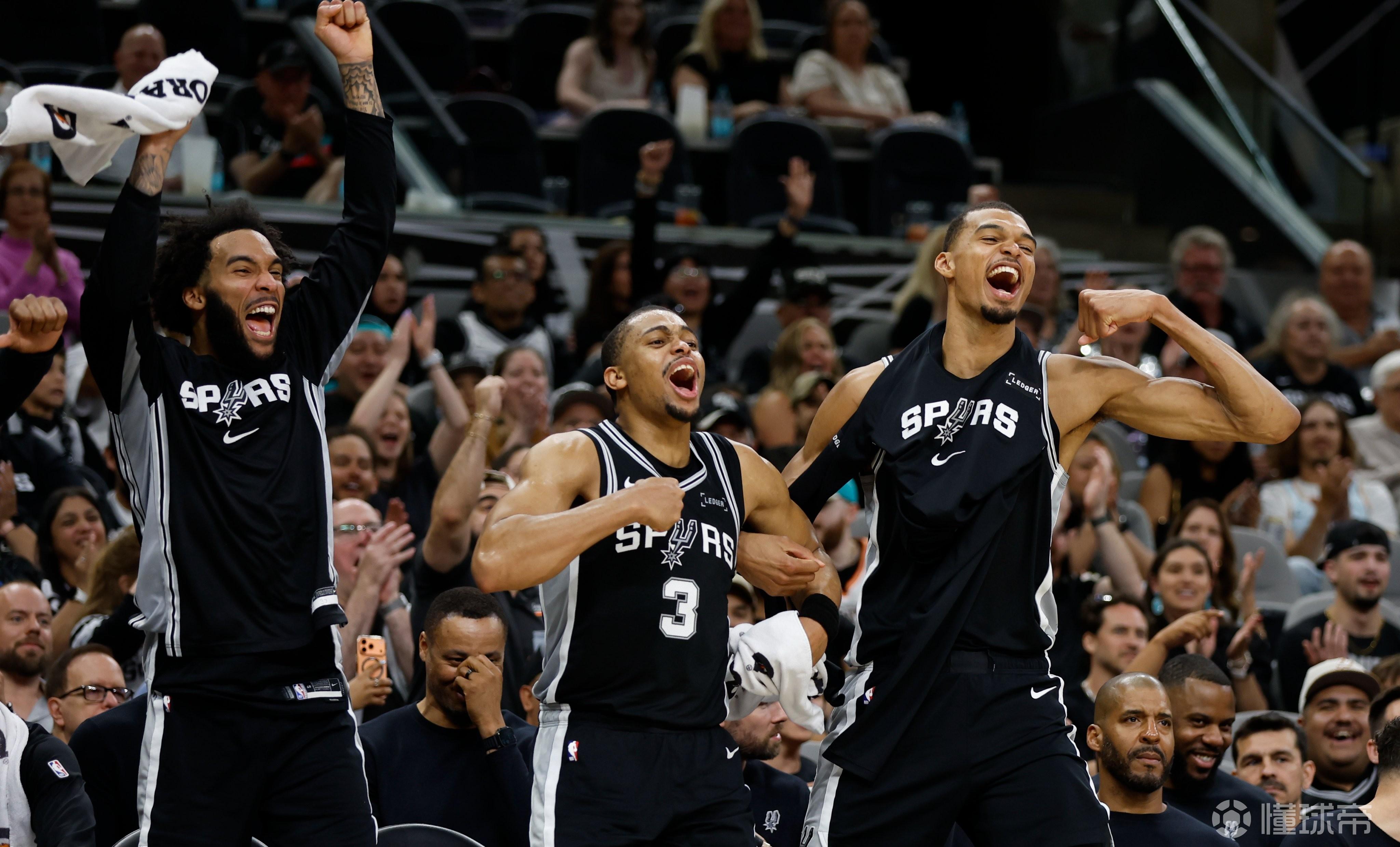 馬刺常規(guī)賽數(shù)據(jù)：62勝20負(fù)西部第二，時(shí)隔7年重返季后賽